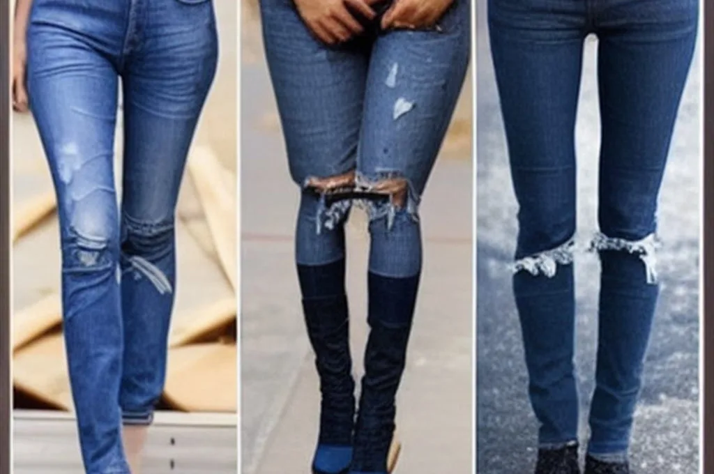 Jak sprawić, aby rozdarcia w dżinsach wyglądały naturalnie