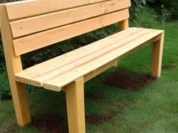 Jak zrobić prostą ławkę ogrodową