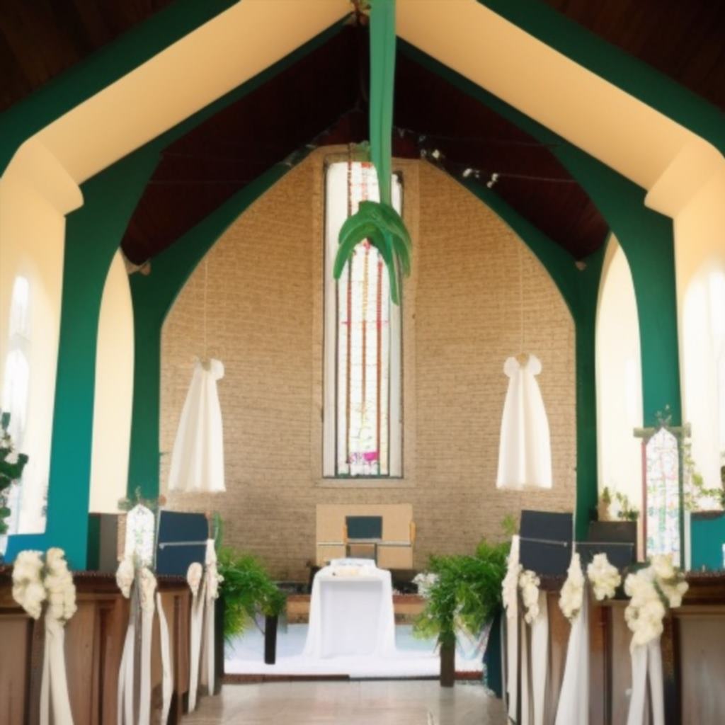dekoracja kościoła na ślub samemu