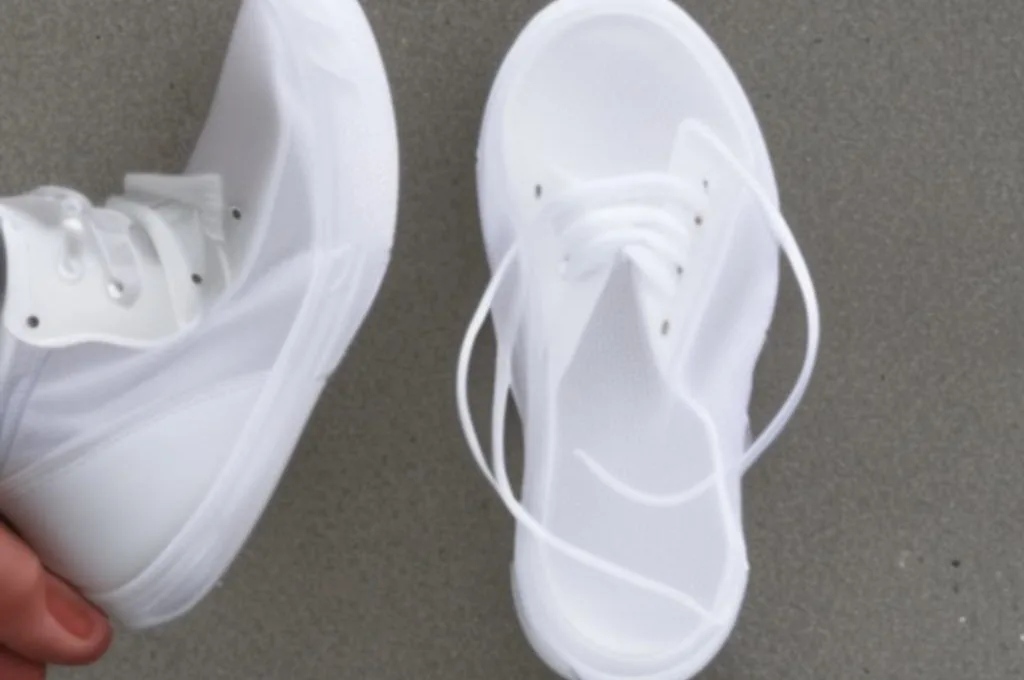 Jak wyczyścić białe buty z siatki