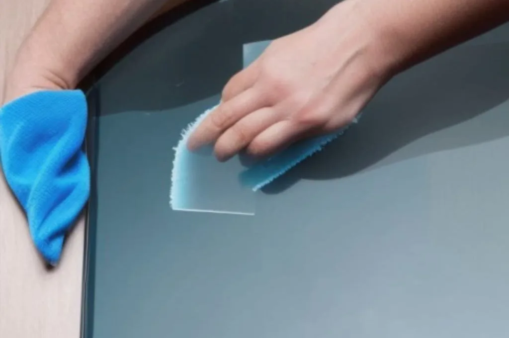 Jak wyczyścić szkło hartowane od strony kleju