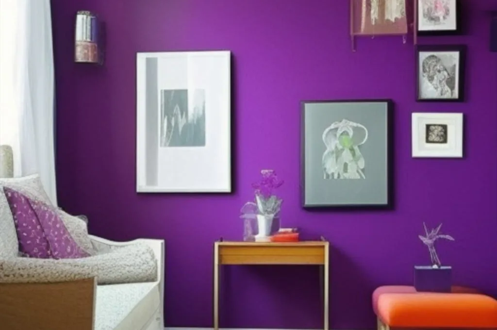 Jak zrobić kolor fioletowy na ścianie