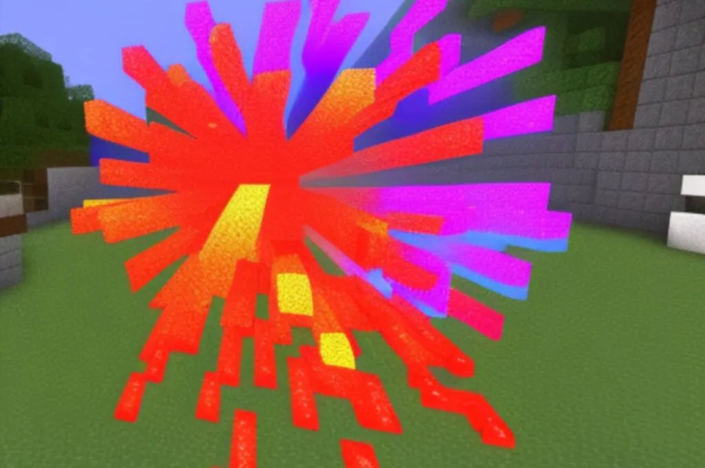 Jak zrobić kolorowe fajerwerki w Minecraft