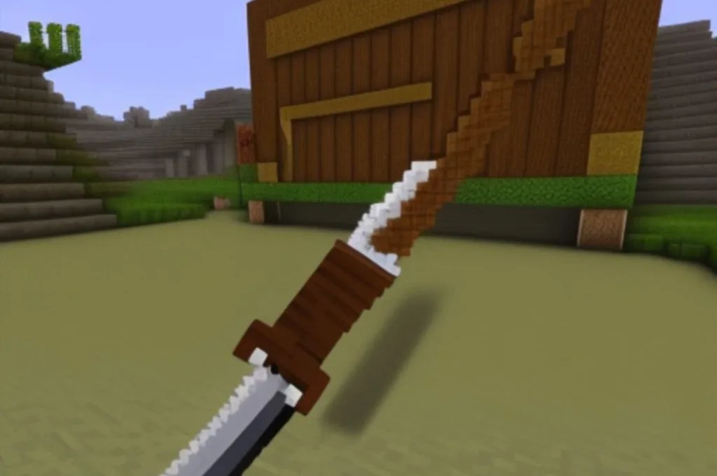 Jak zrobić miecz w Minecraft