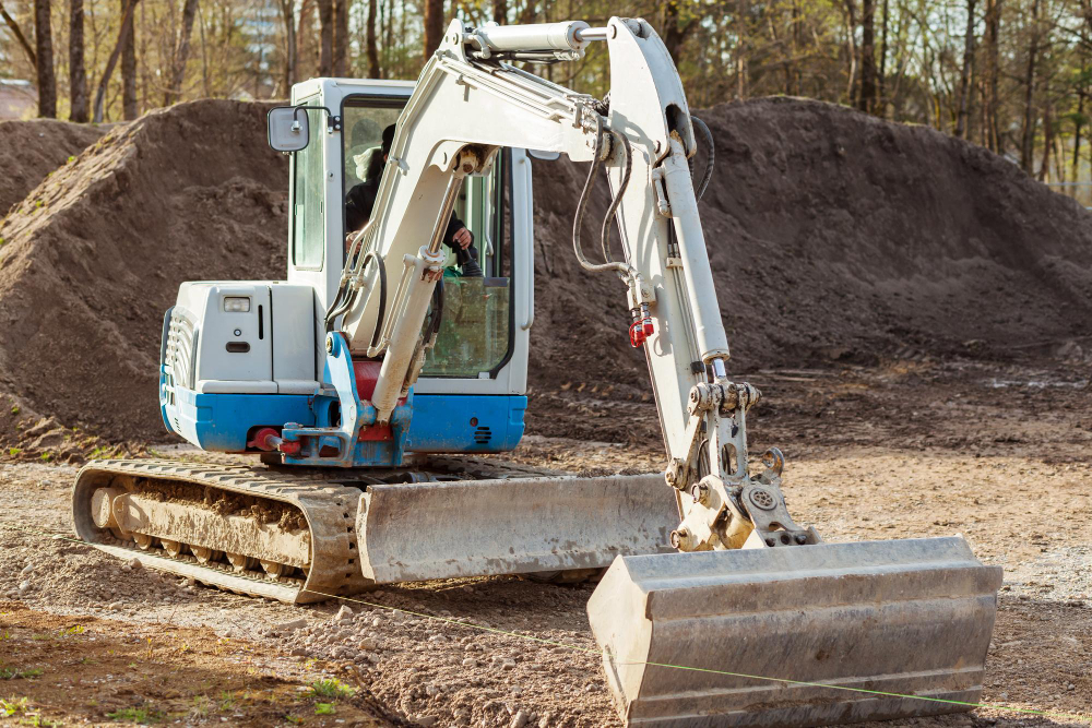 minikoparka do pracy na działce